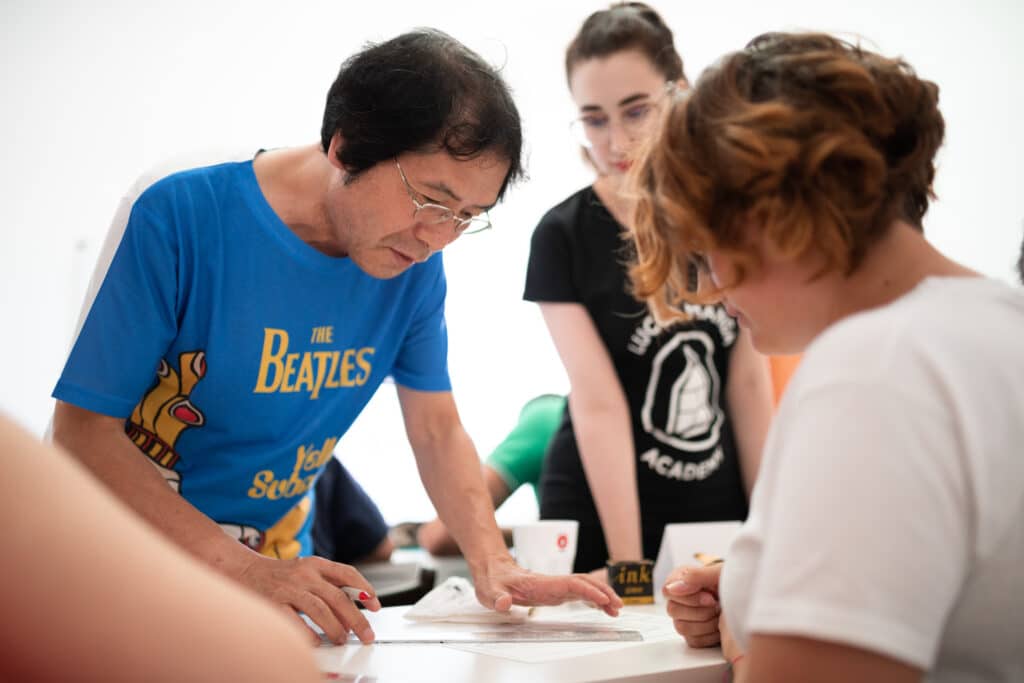 Ikuo Matsuda, direttore della scuola partenr di Lucca manga School e Lucca Manga Academy, Yokohama Manga Kyoshitsu