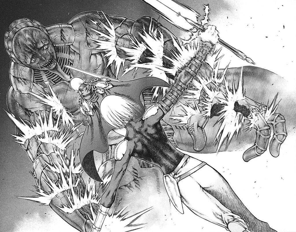 I grandi Mangaka: Norihiro Yagi 1 Claymore manga scena