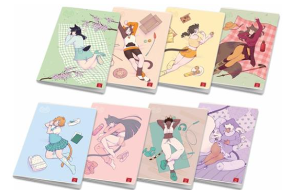Pigna, la storica azienda produttrice dei famisi quaderni (chi non ne ha mai avuti?) ha scelto Caterina Rocchi come autrice della collezione Manga 2026-27